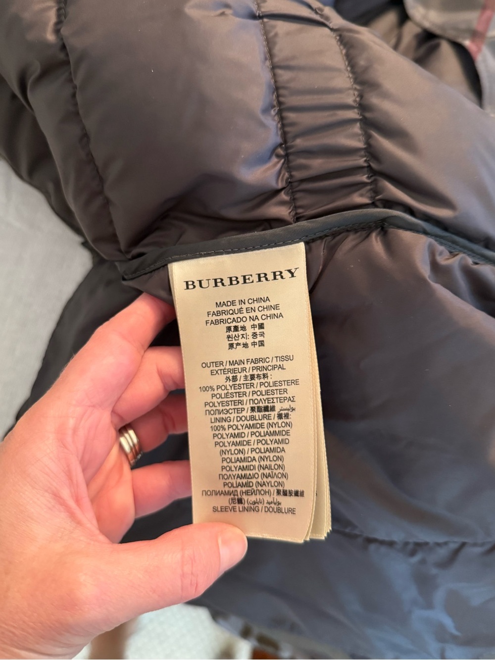 Burberry Brit camo print down jacket - Picture 14 of 14